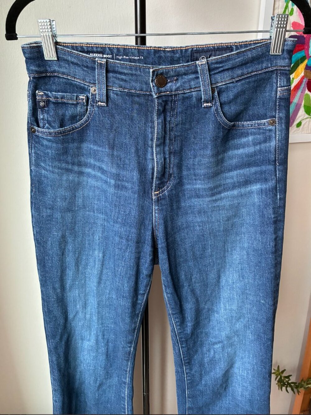 AG Adriano Goldschmied Alexxis Boot - High-Rise Vintage Fit Jeans - Size 27 - Picture 9 of 12